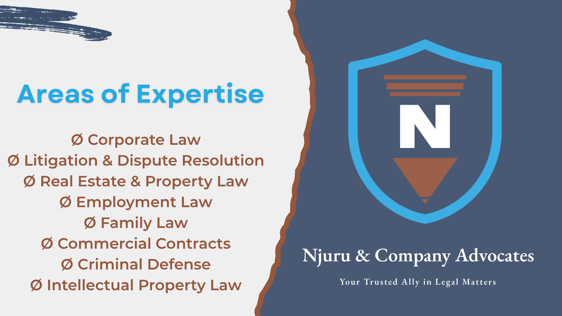 Blue and White Brush Lawyer Presentation (1)